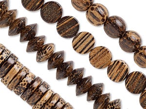 New Handcrafted Patikan Wood Beads